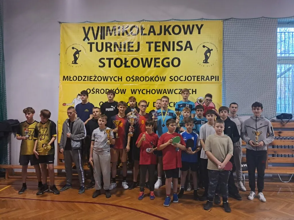 Mikołajkowy turniej tenisa stołowego