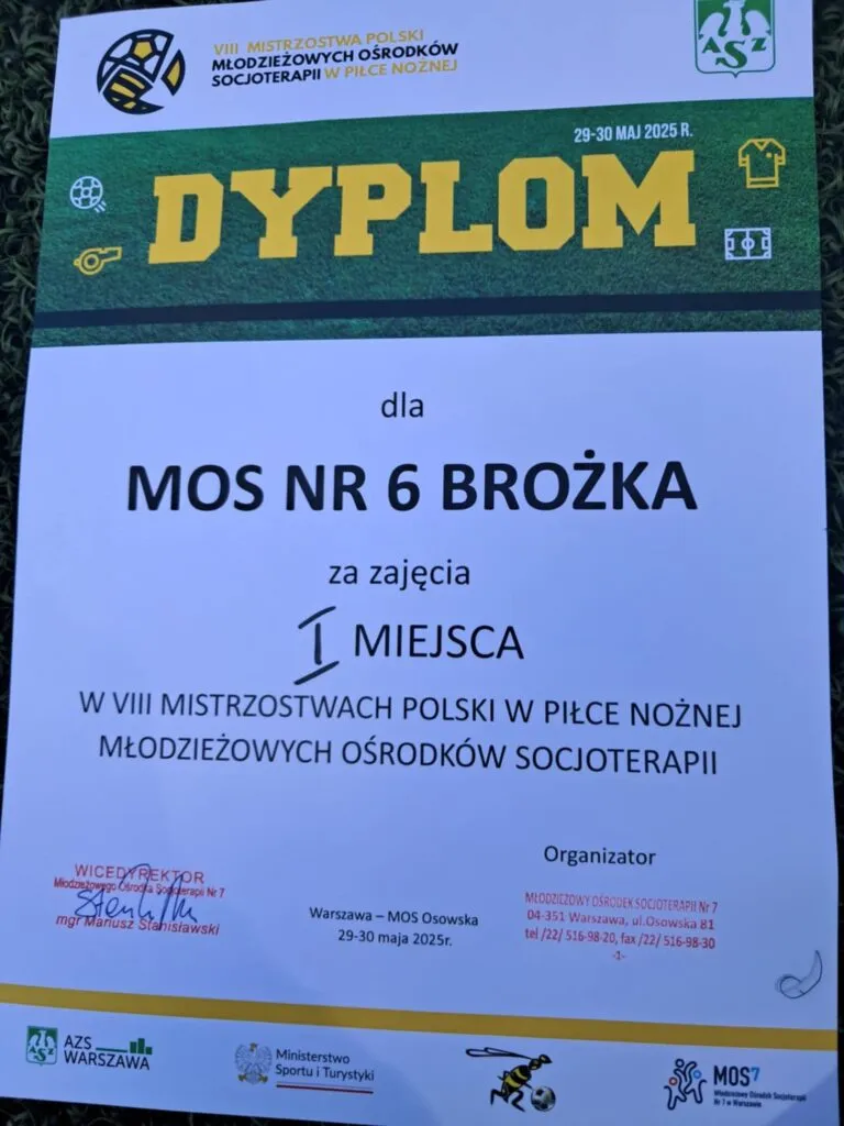 VIII Mistrzostwa Polski Młodzieżowych Ośrodków Socjoterapii